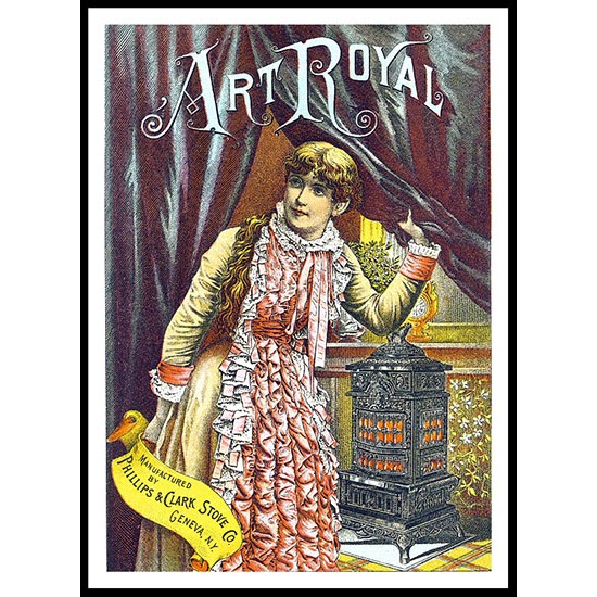 Art Royal, A New Print Of A Vintage Trade Card