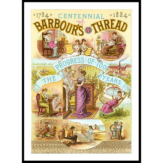 Barbours, A New Print Of A Vintage Trade Card