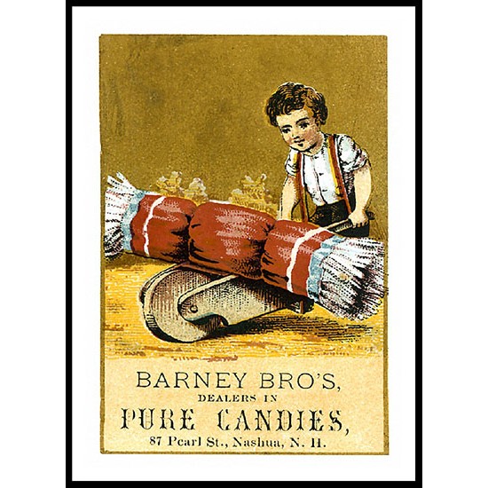 Barney, A New Print Of A Vintage Trade Card