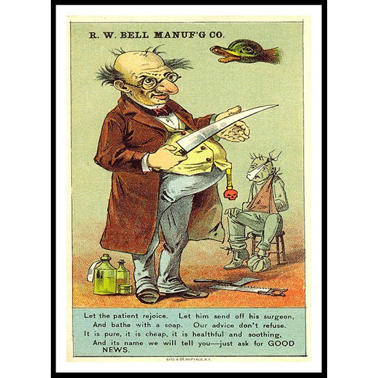 Bell, A New Print Of A Vintage Trade Card