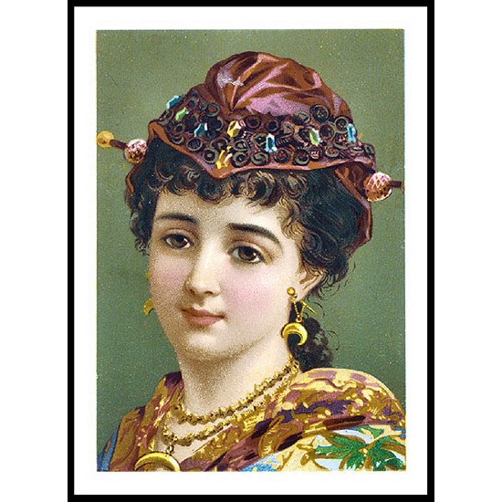 Bonnet, A New Print Of A Vintage Trade Card