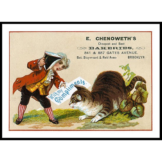 Chenoweth, A New Print Of A Vintage Trade Card