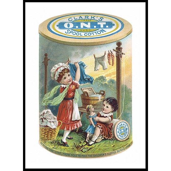 Clarks 2, A New Print Of A Vintage Trade Card