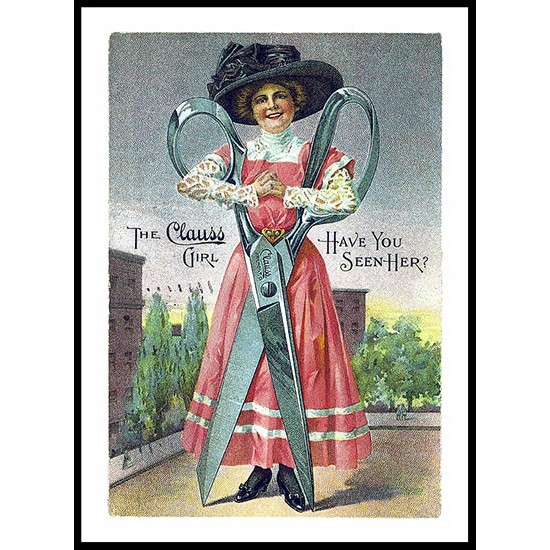 Clauss, A New Print Of A Vintage Trade Card