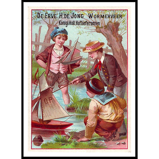 De Jong, A New Print Of A Vintage Trade Card