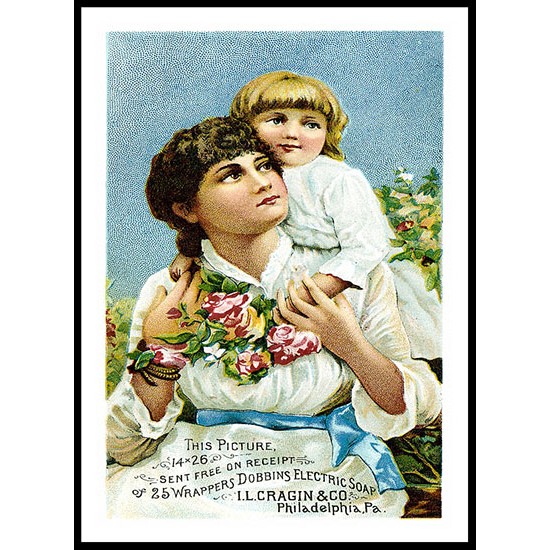 Dobbins, A New Print Of A Vintage Trade Card