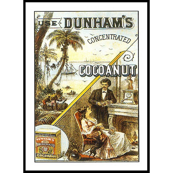 Dunham, A New Print Of A Vintage Trade Card