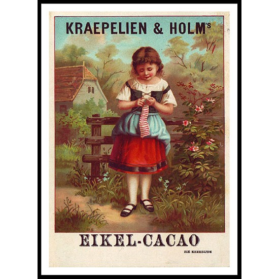 Eikel - 3, A New Print Of A Vintage Trade Card