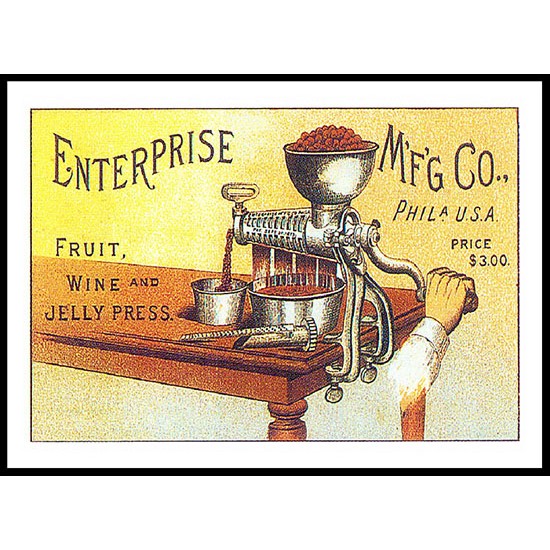 Enterprise, A New Print Of A Vintage Trade Card