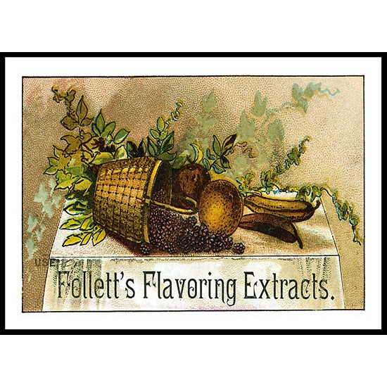 Folletts, A New Print Of A Vintage Trade Card