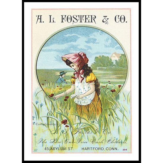 Foster, A New Print Of A Vintage Trade Card