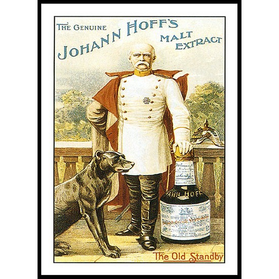 Hoffs, A New Print Of A Vintage Trade Card