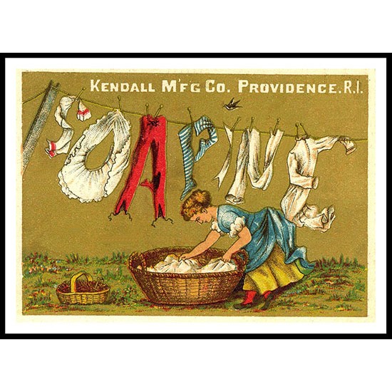 Kendall, A New Print Of A Vintage Trade Card