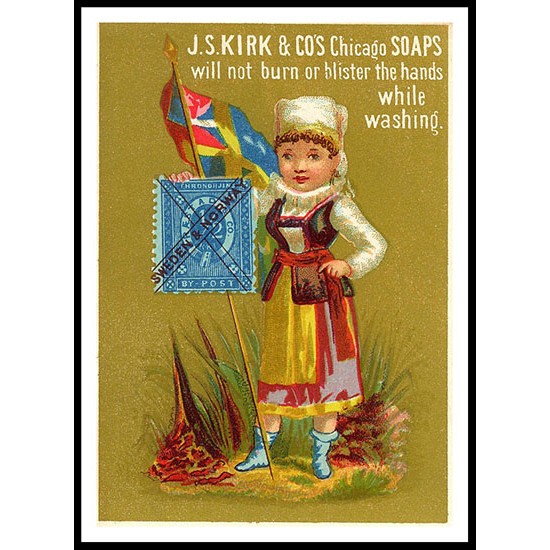 Kirk, A New Print Of A Vintage Trade Card