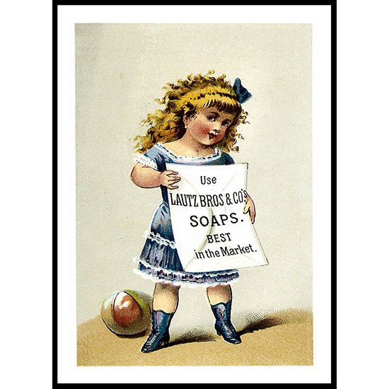 Lautz, A New Print Of A Vintage Trade Card