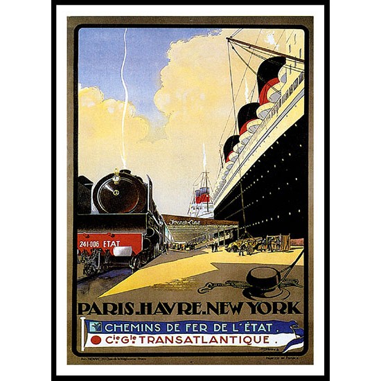 Le Havre, A New Print Of A Vintage Trade Card