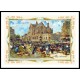 Les Halles, A New Print Of A Vintage Trade Card