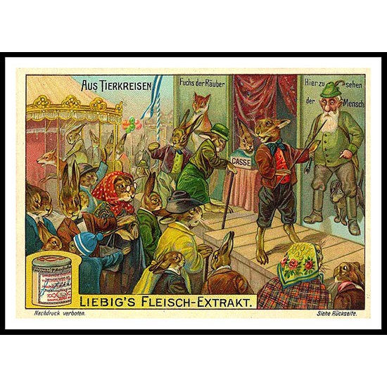 Liebig - 10, A New Print Of A Vintage Trade Card