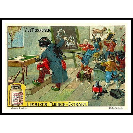 Liebig - 12, A New Print Of A Vintage Trade Card