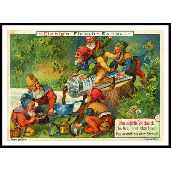 Liebig - 5, A New Print Of A Vintage Trade Card