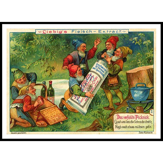 Liebig - 6, A New Print Of A Vintage Trade Card