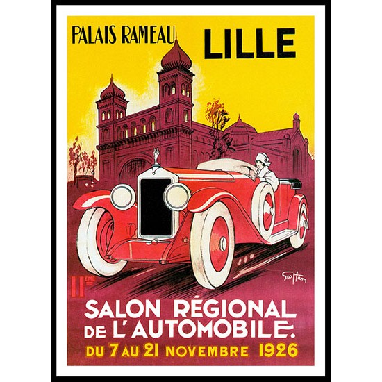 Lille, A New Print Of A Vintage Trade Card