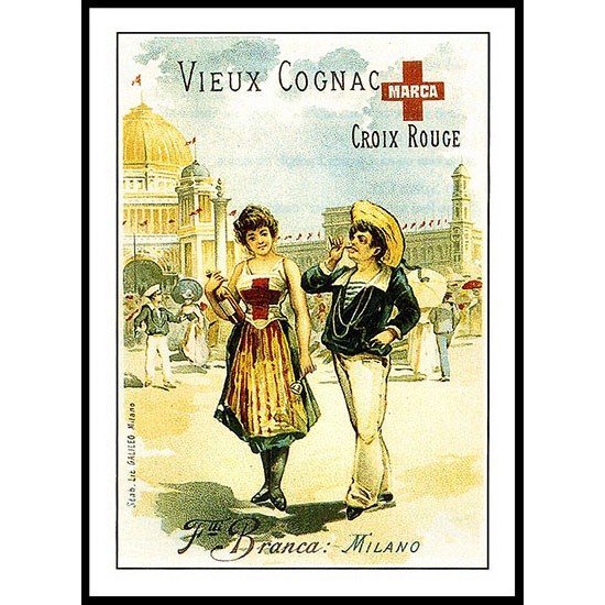 Marca, A New Print Of A Vintage Trade Card Marca, A New Print Of A Vintage Trade Card