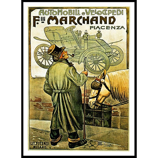 Marchand, A New Print Of A Vintage Trade Card