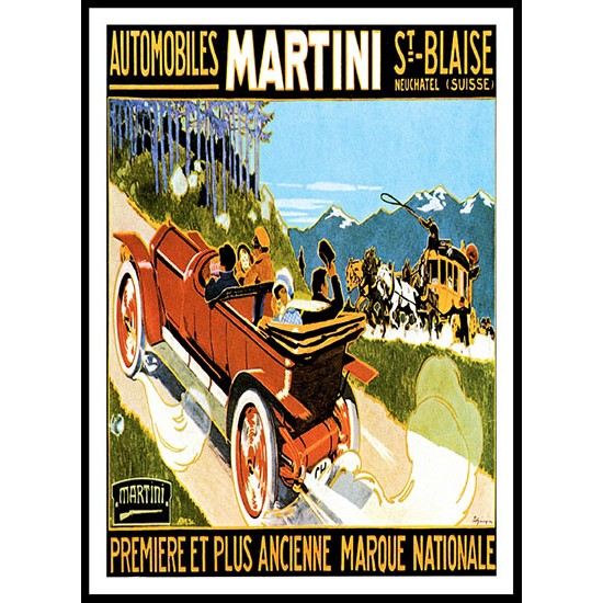 Martini, A New Print Of A Vintage Trade Card