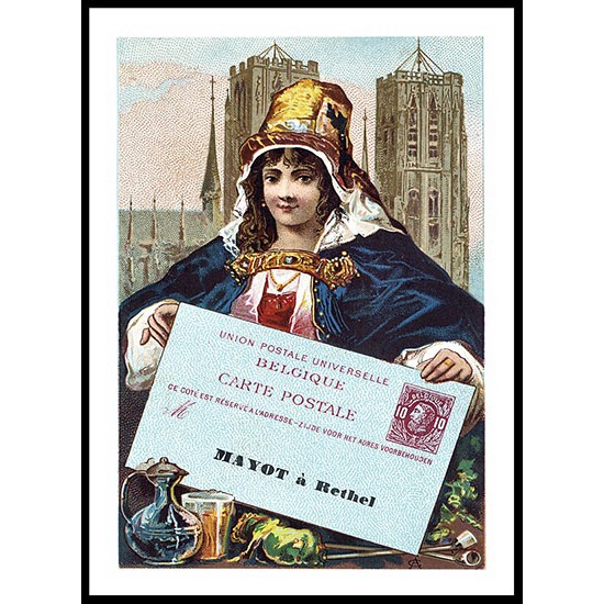 Mayot - 2, A New Print Of A Vintage Trade Card