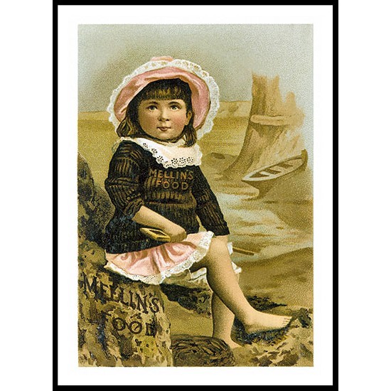 Mellins, A New Print Of A Vintage Trade Card