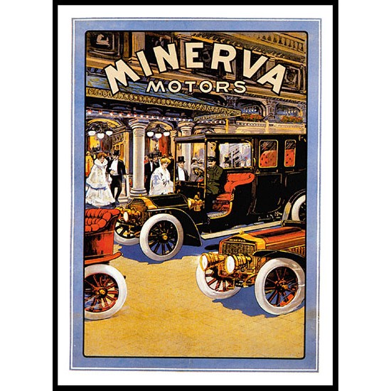 Minerva, A New Print Of A Vintage Trade Card