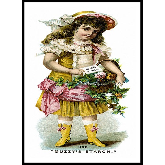 Muzzys, A New Print Of A Vintage Trade Card