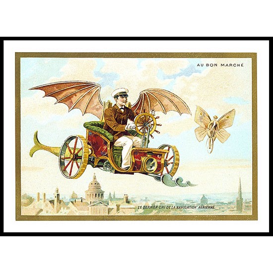 Navigation, A New Print Of A Vintage Trade Card