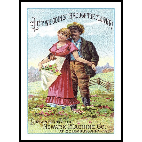 Newark, A New Print Of A Vintage Trade Card