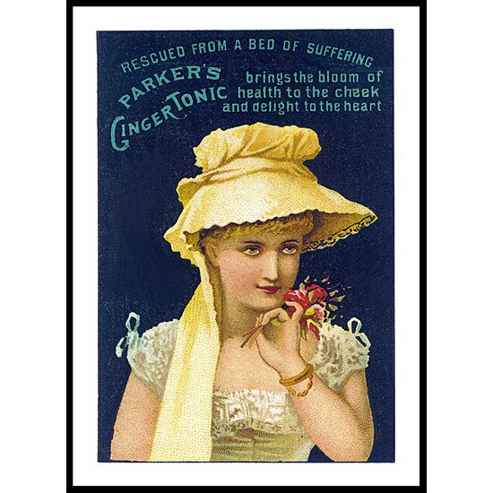 Parkers, A New Print Of A Vintage Trade Card