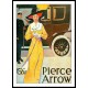 Pierce Arrow - 4, A New Print Of A Vintage Trade Card