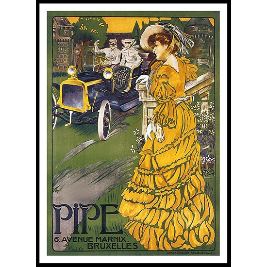 Pipe, A New Print Of A Vintage Trade Card