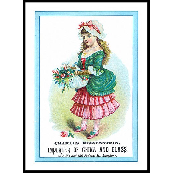 Reizenstein, A New Print Of A Vintage Trade Card