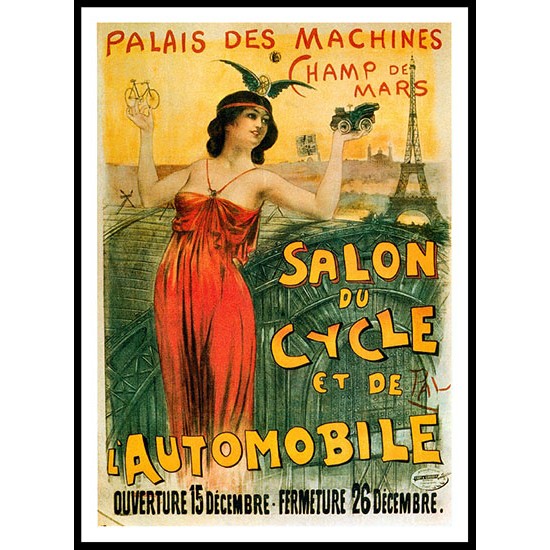 Salon - 1, A New Print Of A Vintage Trade Card