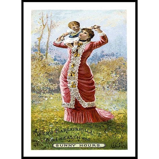 Sarsaparilla, A New Print Of A Vintage Trade Card