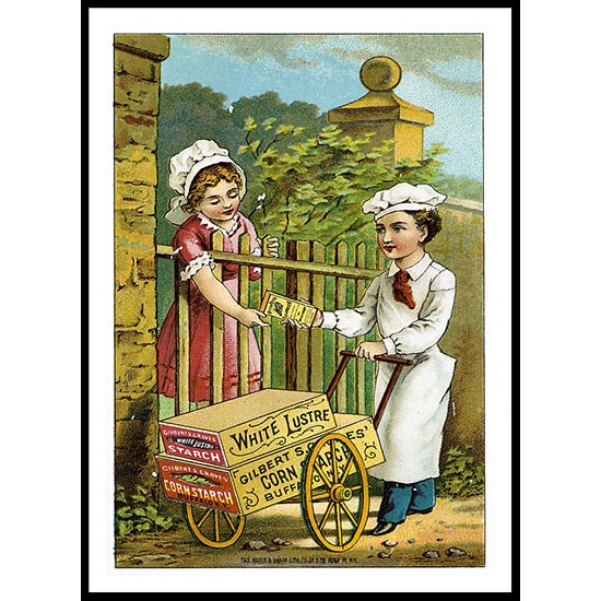 Starch, A New Print Of A Vintage Trade Card