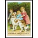 The Household, A New Print Of A Vintage Trade Card