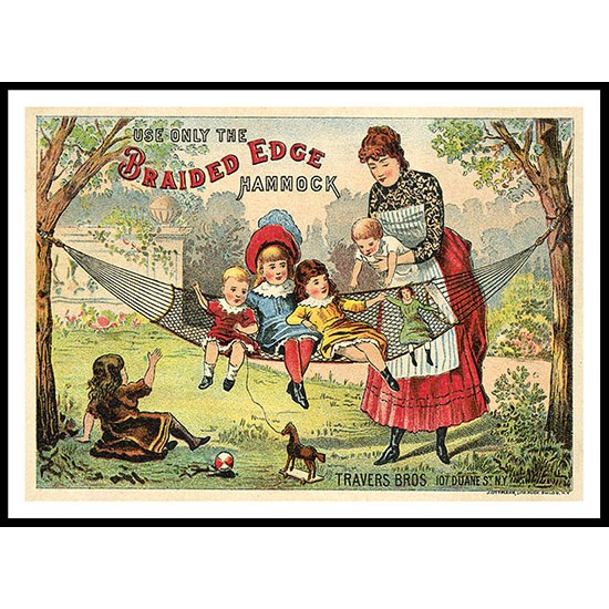 Travers Brothers 1880, A New Print Of A Vintage Trade Card