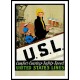 United States Lines - 1, A New Print Of A Vintage Trade Card