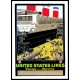 United States Lines - 2, A New Print Of A Vintage Trade Card