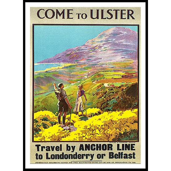 Ulster, A New Print Of A Vintage Trade Card