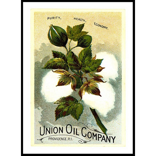 Union Oil Company, A New Print Of A Vintage Trade Card