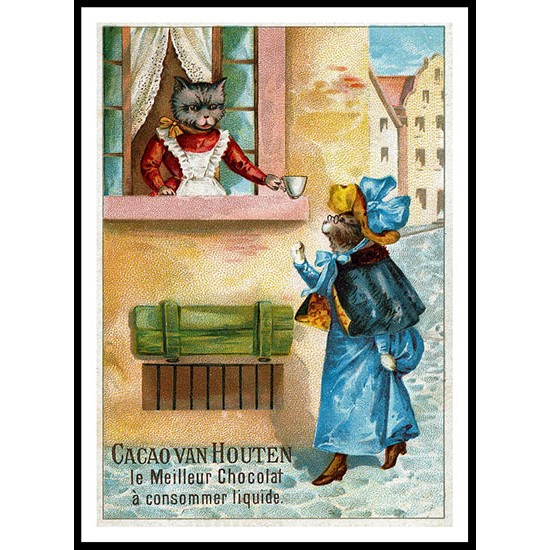 Van Houten - 18, A New Print Of A Vintage Trade Card