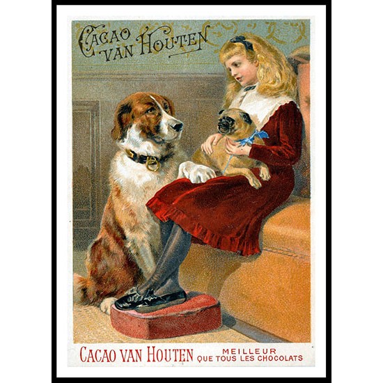 Van Houten - 19, A New Print Of A Vintage Trade Card